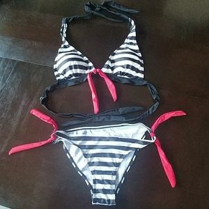 Striped bikini
